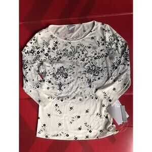 NWT GRAN SASSO Womens TOP With SWAROVSKI CRYSTALS